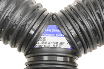 New OEM Polaris 2636686 Mobile Climate Control Left Outboard Dash Defrost Duct Assembly NOS