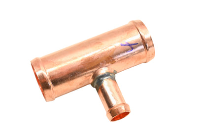 New OEM Polaris 7052530, T34-6127 Mobile Climate Control Copper Tee Connector 1x1x.5 NOS