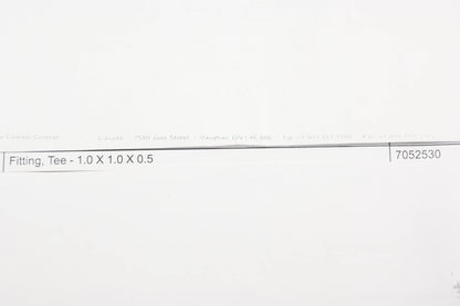 New OEM Polaris 7052530, T34-6127 Mobile Climate Control Copper Tee Connector 1x1x.5 NOS
