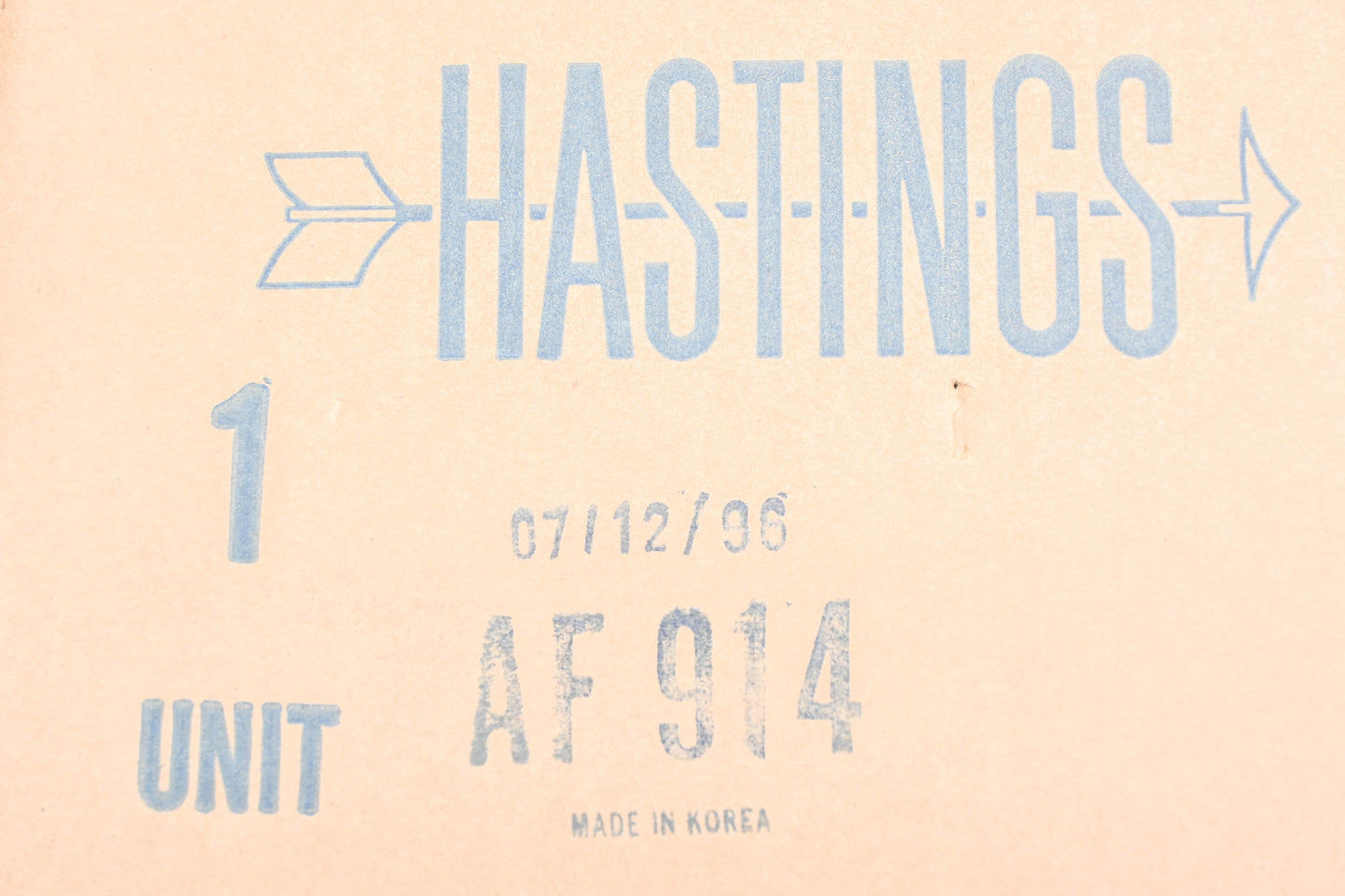 Hastings AF914 Air Filter NOS
