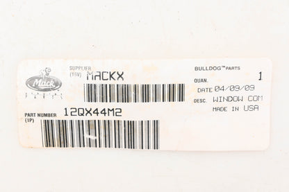 Mack 12QX44M2 Righthand Side Glass Window NOS