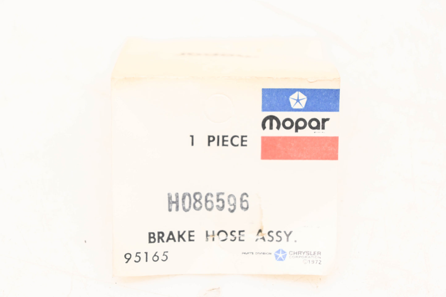 Mopar H086596, H86596, H-86596 Brake Hose Assembly NOS