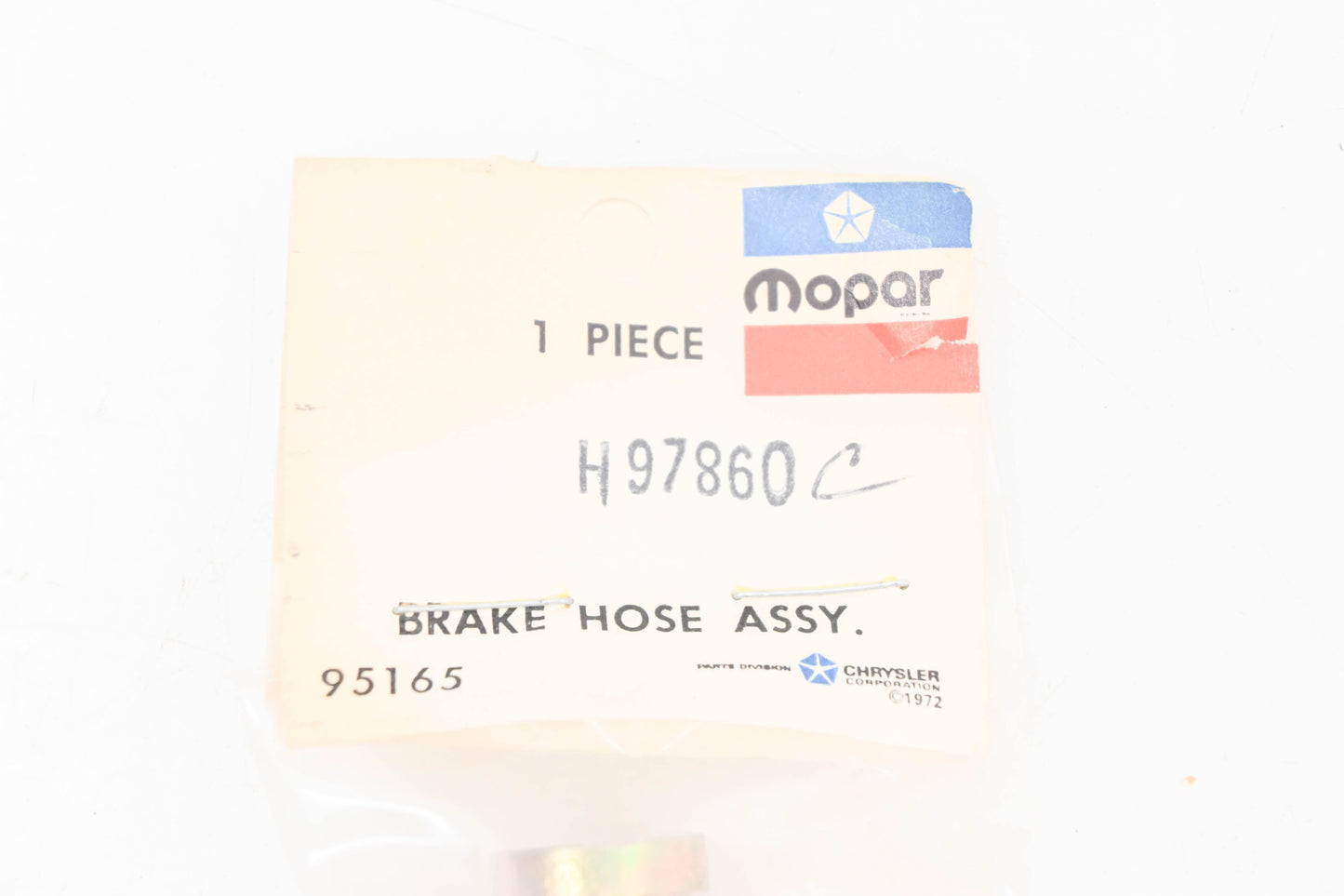 Mopar H97860, H-97860 Brake Hose Assembly NOS