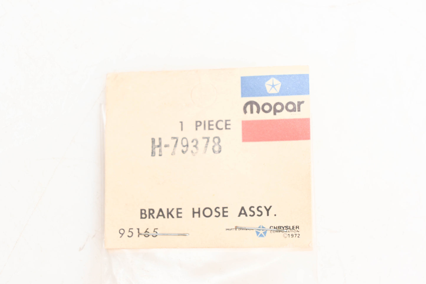 Mopar H79378, H-79378 Brake Hose Assembly NOS