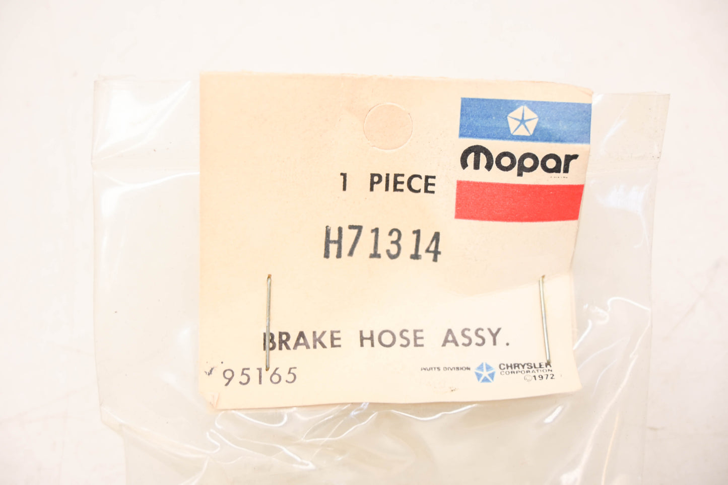 Mopar H71314, H-71314 Brake Hose Assembly NOS