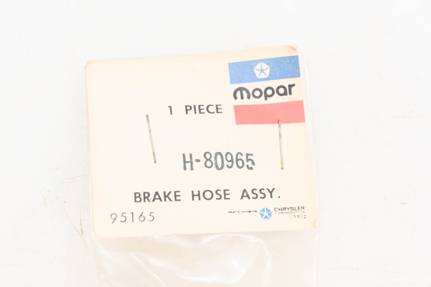 Mopar H80965, H-80965 Weatherhead Brake Hose Assembly NOS