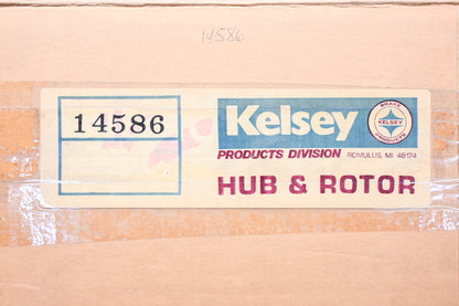 Kelsey 14586, 3820186, 3634072 Brake Rotor Hub Assembly NOS