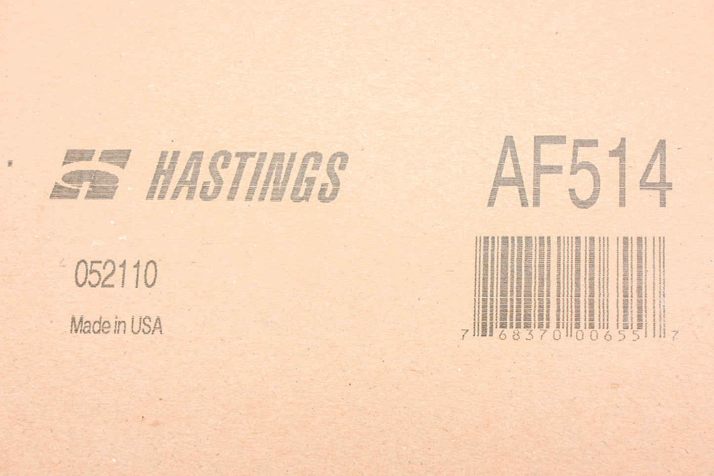 Hastings AF514 Air Filter NOS