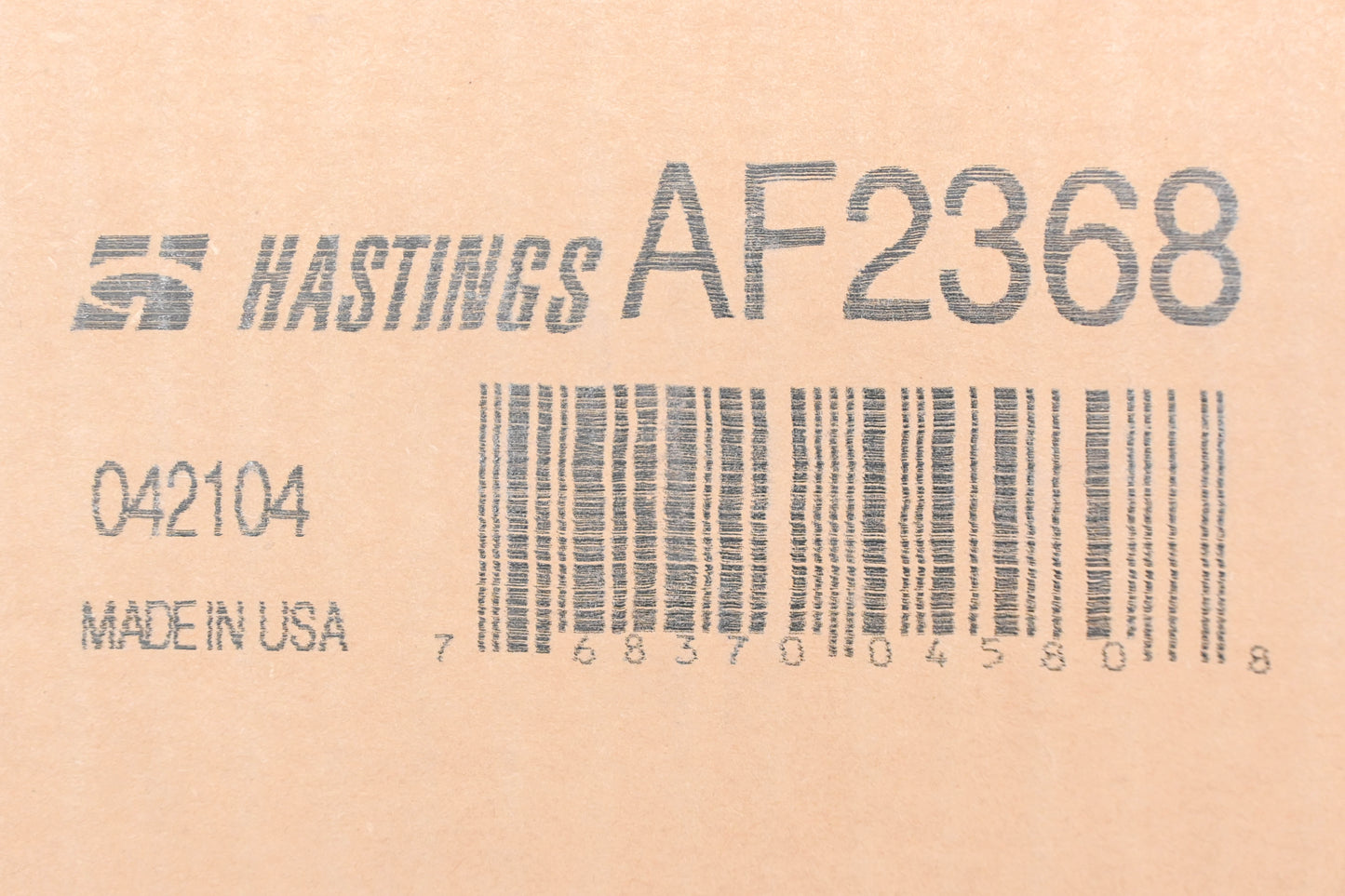 Hastings AF2368 Air Filter NOS