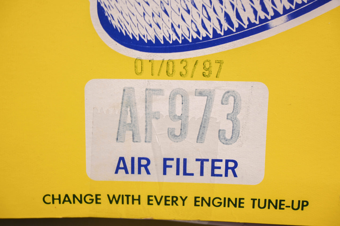 Hastings AF973 Air Filter NOS