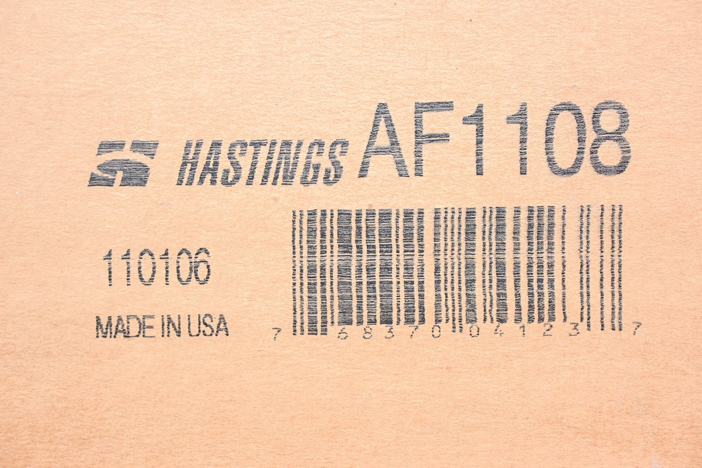 Hastings AF1108 Air Filter NOS