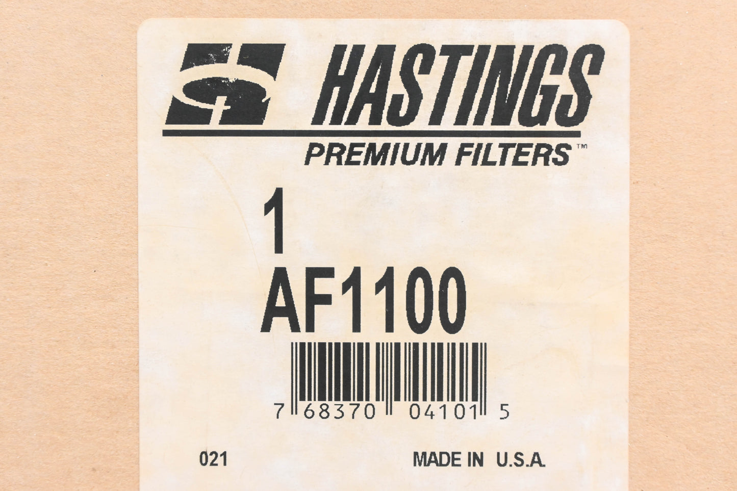 Hastings AF1100 Air Filter NOS