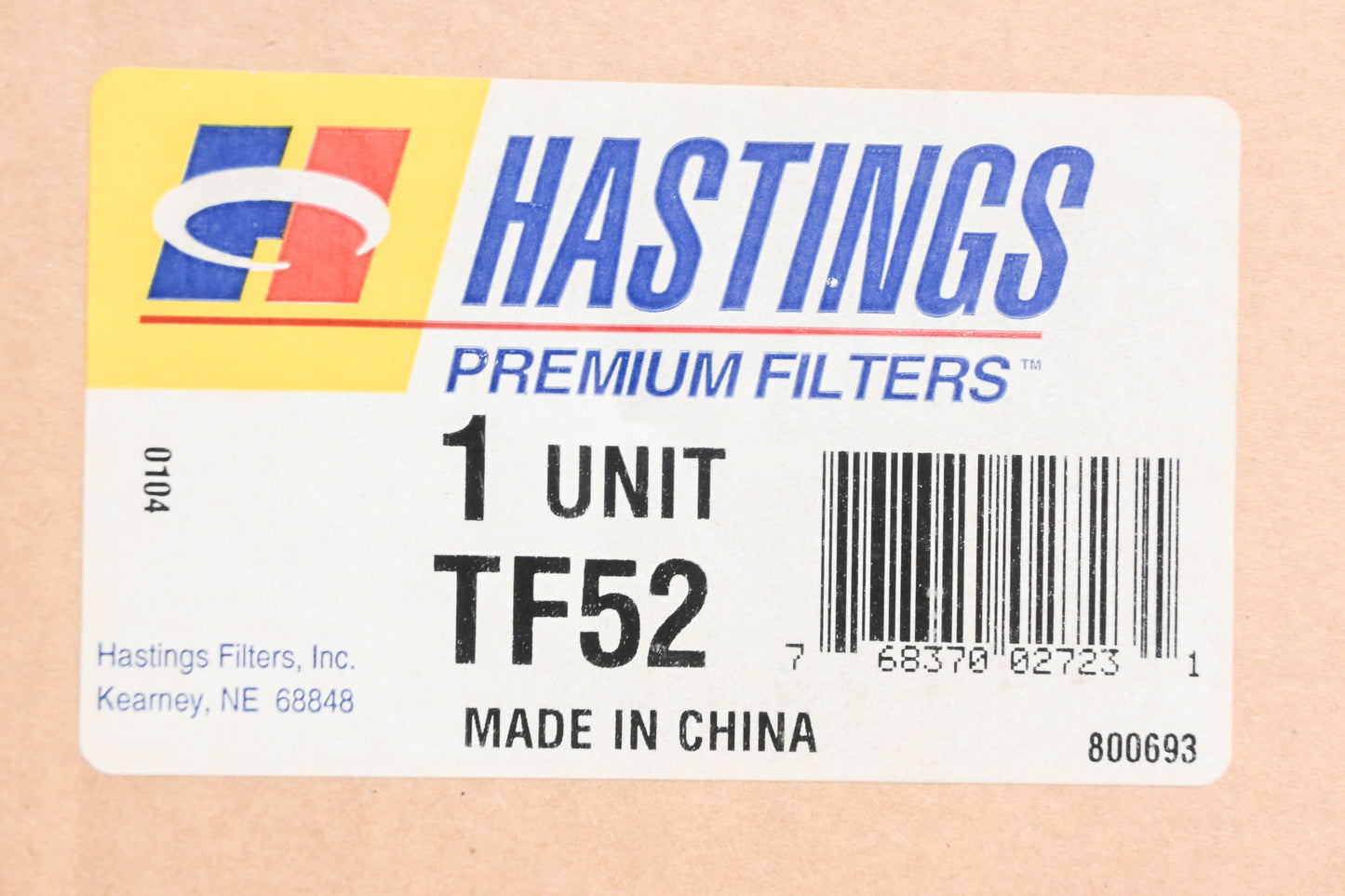 Hastings TF52 Transmission Filter Kit NOS