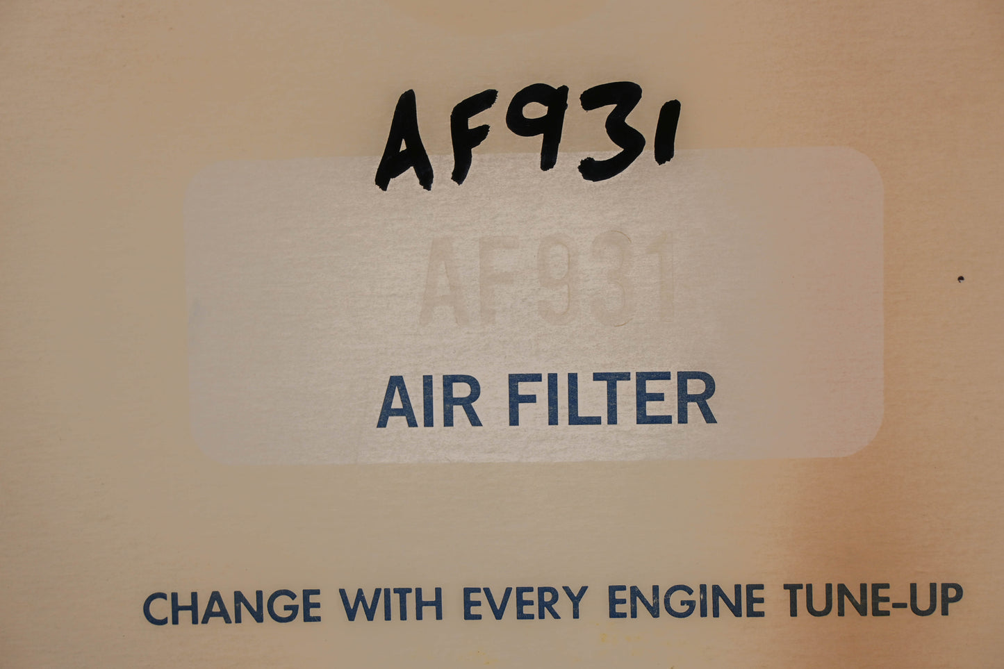 Hastings AF931 Air Filter NOS