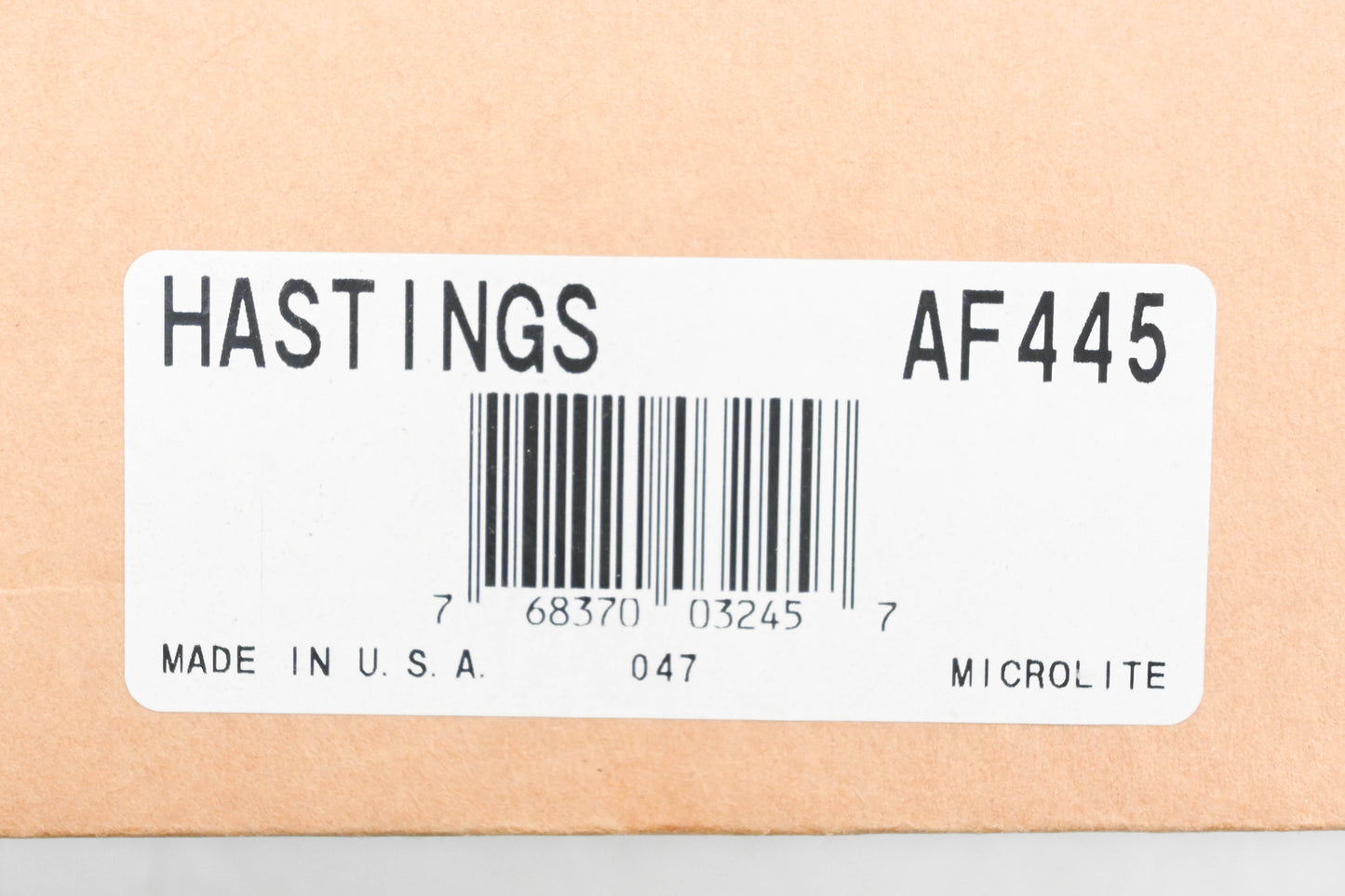 Hastings AF445 Air Filter NOS