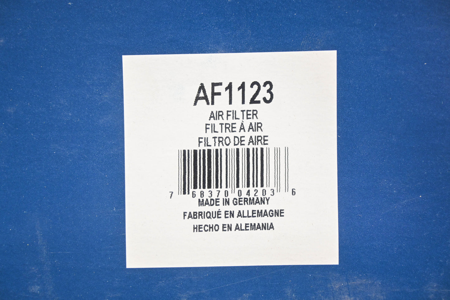 Hastings AF1123 Air Filter NOS
