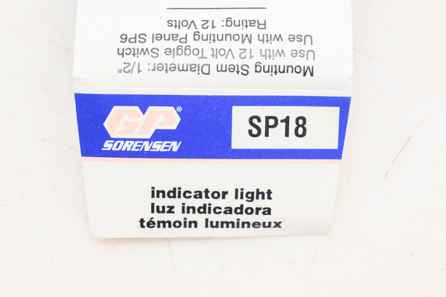 GP Sorensen SP18 Amber Indicator Light NOS