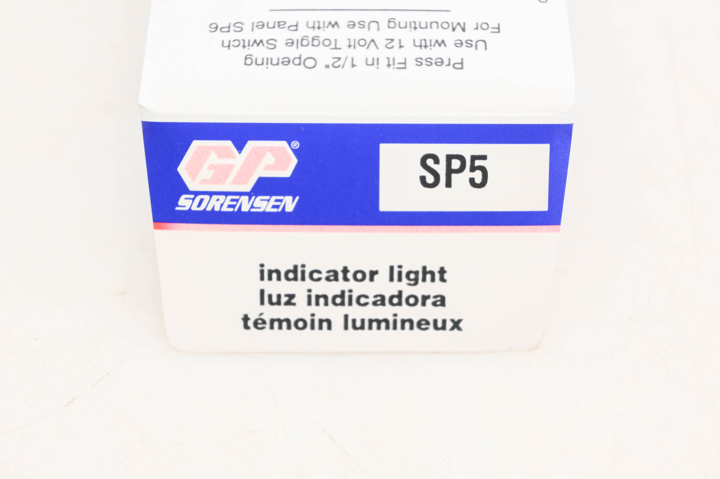 GP Sorensen SP5 Red Indicator Light NOS