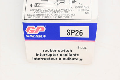 GP Sorensen SP26 Rocker Switch Kit NOS