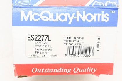 McQuay-Norris ES2277L, EV169, TR1547 Tie Rod Kit NOS