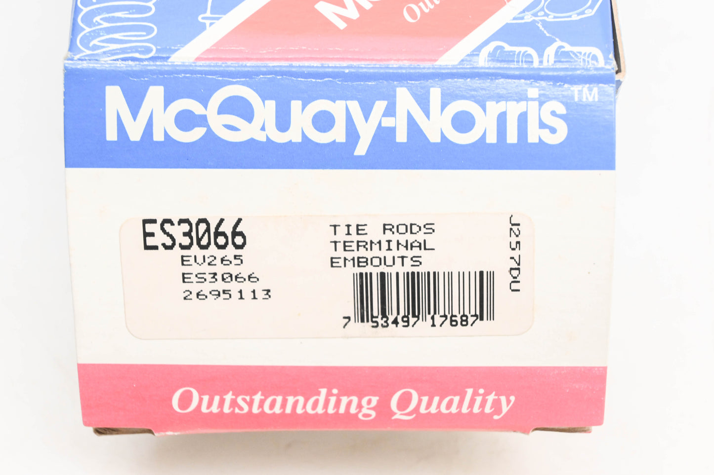McQuay-Norris ES3066, EV265, 2695113 895 Tie Rod Kit NOS