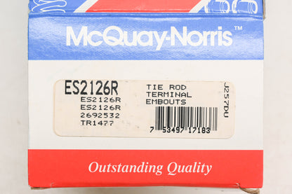 McQuay-Norris ES2126R, 2692532, TR1477 Tie Rod Kit NOS