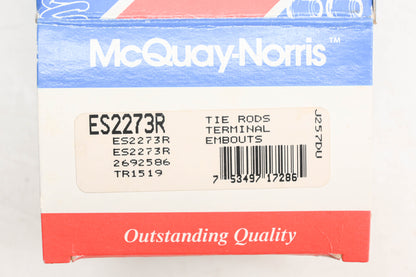 McQuay-Norris ES2273R, 2692586, TR519 Tie Rod Kit NOS