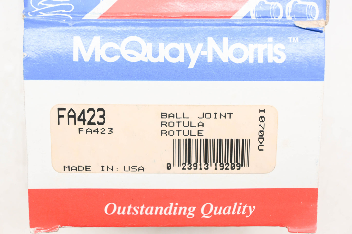 McQuay-Norris FA423 Ball Joint Kit NOS