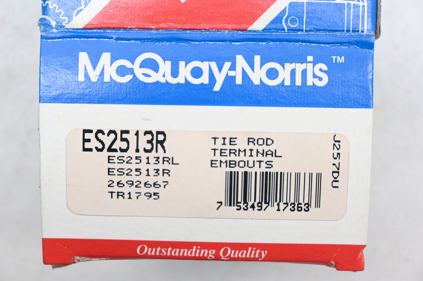 McQuay-Norris ES2513R, 2692667, TR1795 Tie Rod Kit NOS