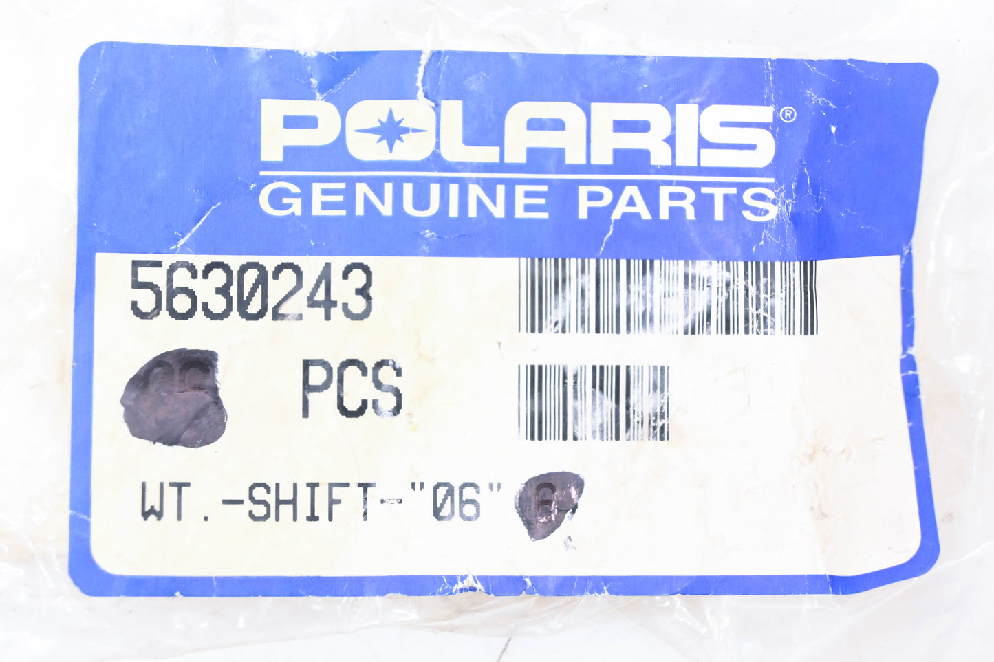 New OEM Polaris 5630243 Clutch Weights #06 Qty 3 NOS