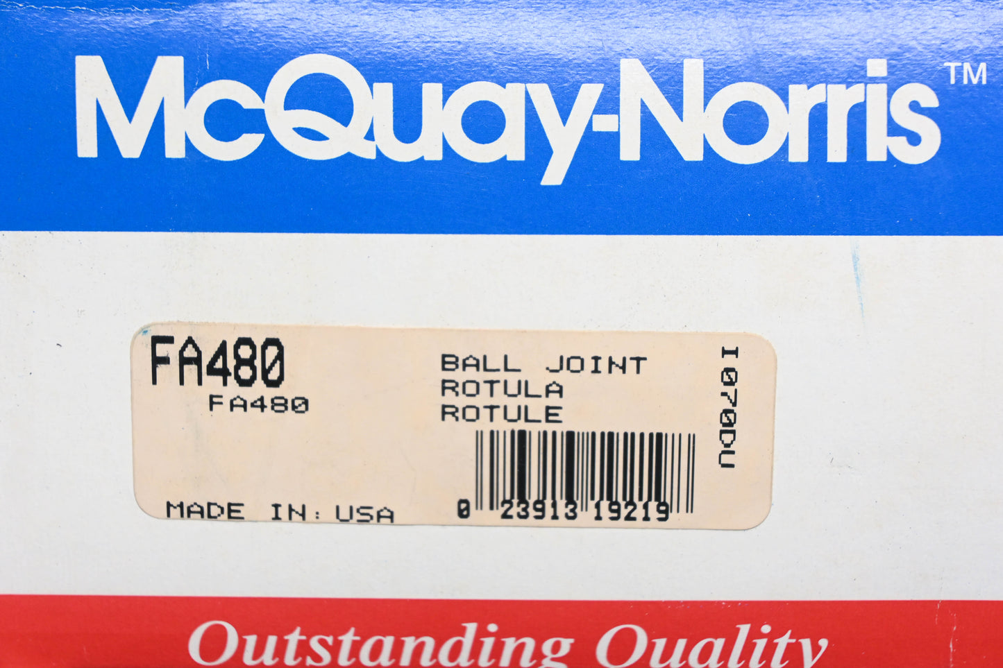 McQuay-Norris FA480 Ball Joint Kit NOS