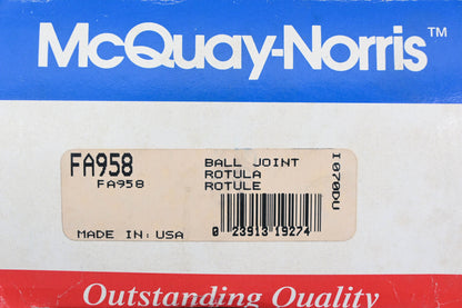 McQuay-Norris FA958 Ball Joint Kit NOS