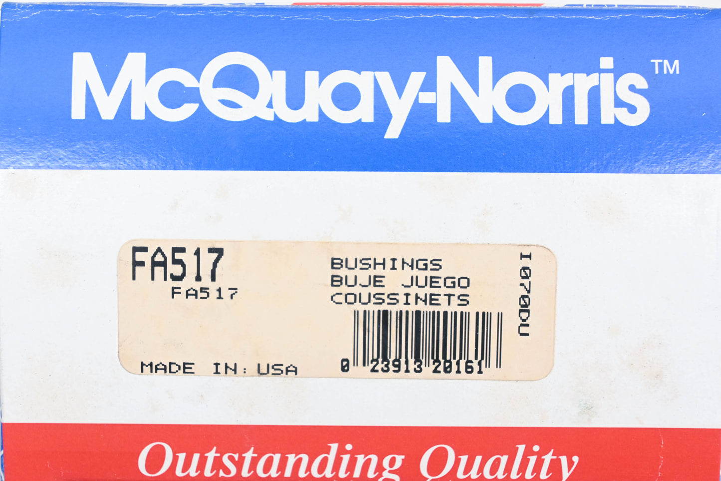 McQuay-Norris FA517 Bushing Kit NOS