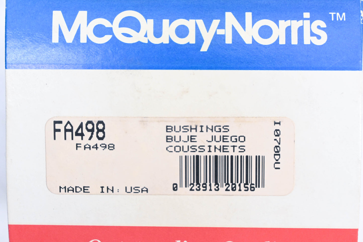 McQuay-Norris FA498 Bushing Kit NOS