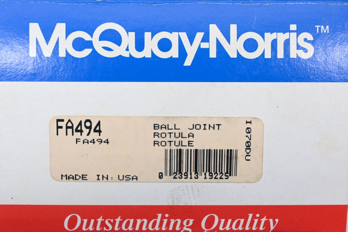 McQuay-Norris FA494 Ball Joint Kit NOS