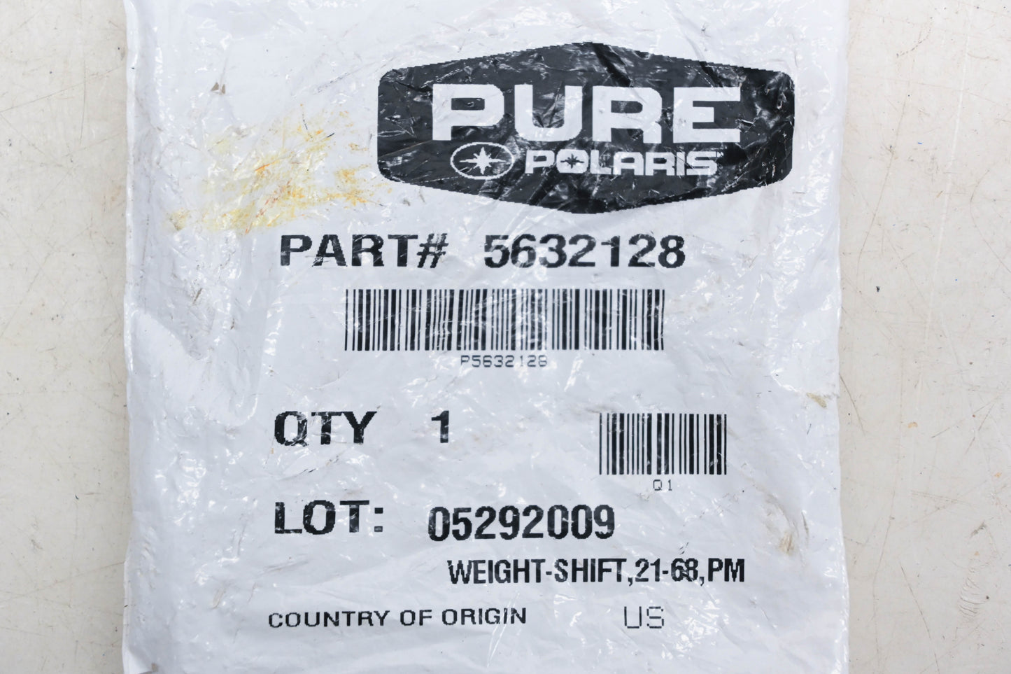 New OEM Polaris 5632128 Clutch Weights #21-68 Qty 3 NOS