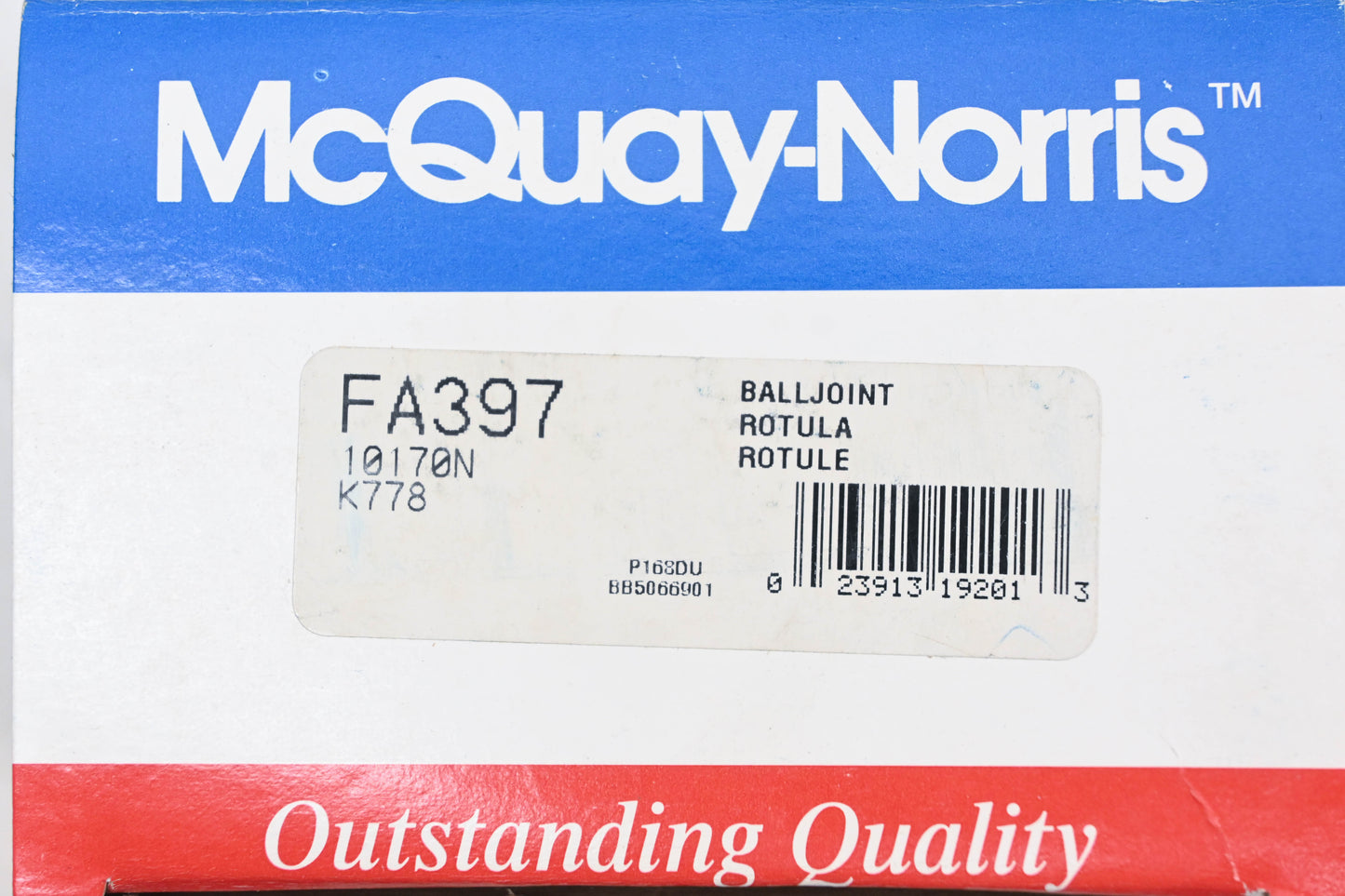 McQuay-Norris FA397 Ball Joint Kit NOS