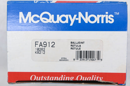 McQuay-Norris FA912 Ball Joint Kit NOS