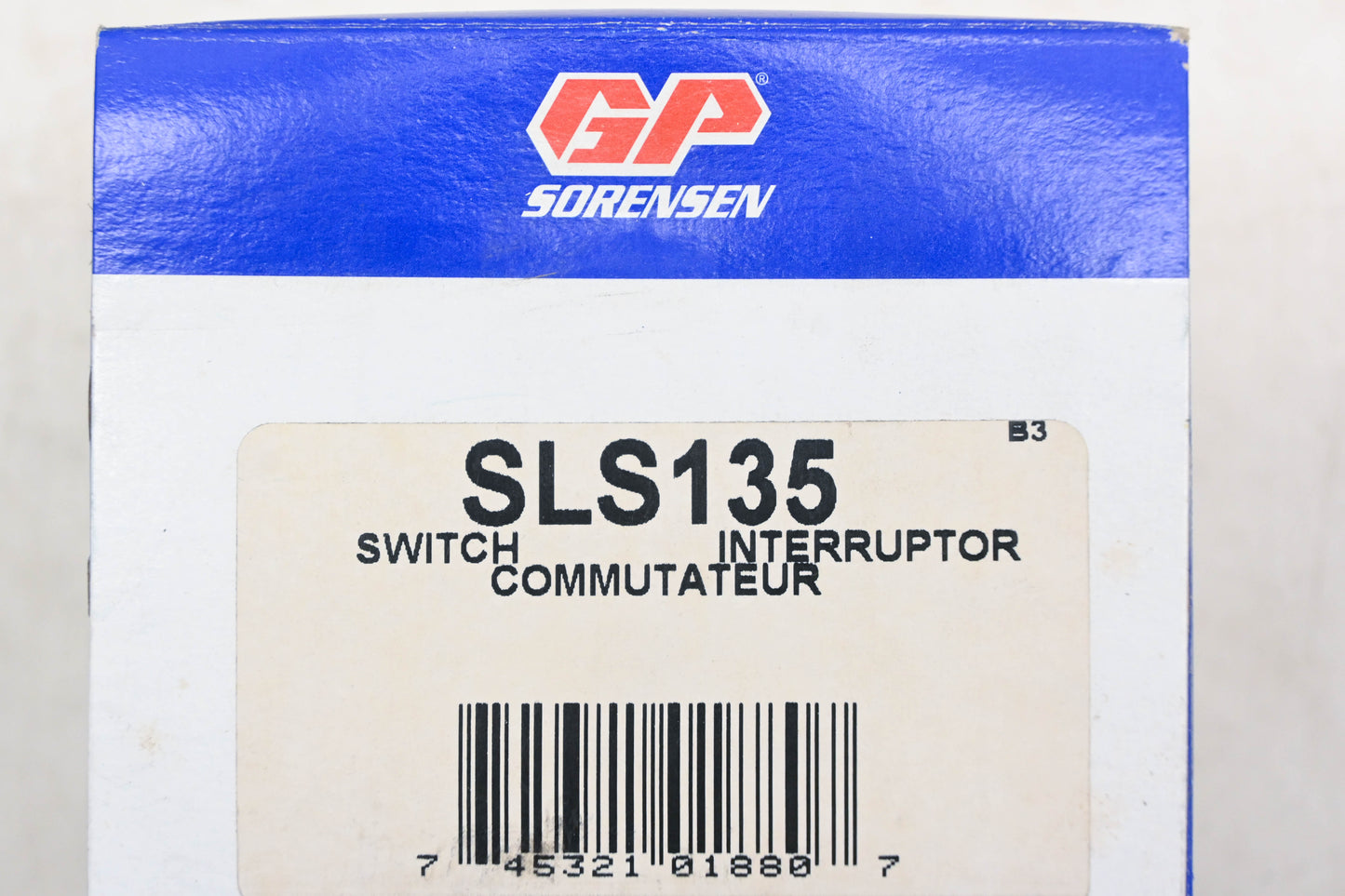 GP Sorensen SLS135 Stop Light Switch NOS