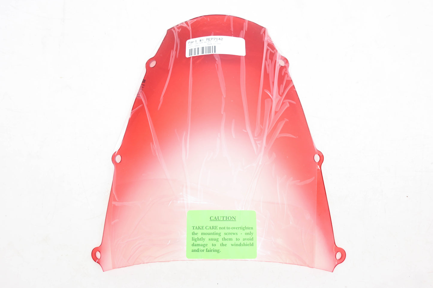 Memphis Shades MEP7142 Red Windscreen NOS