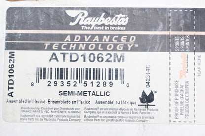 Raybestos ATD1062M, 106.1062 Disc Brake Pad Kit NOS