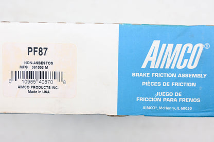 Aimco PF87 Disc Brake Pad Kit NOS