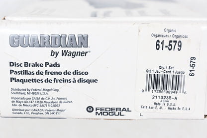 Wagner 61-579, EHT579H Guardian Disc Brake Shoe Kit NOS