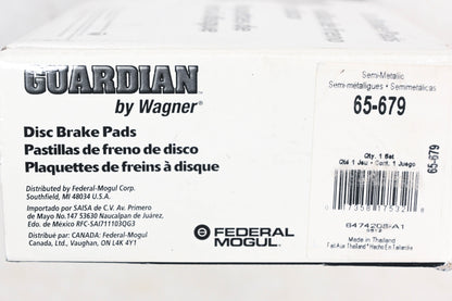 Wagner 65-679, SGD679M Guardian Disc Brake Pad Kit NOS