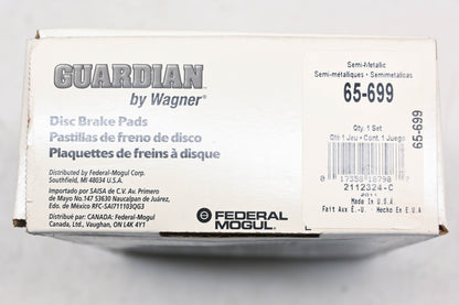 Wagner 65-699, PGD699 Guardian Disc Brake Pad Kit NOS