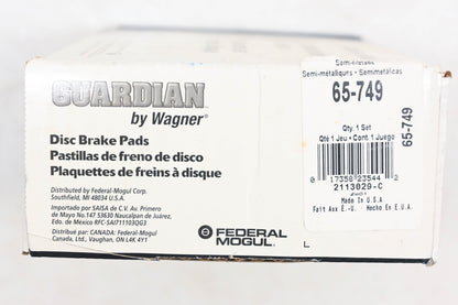 Wagner 65-749, SGD749M Guardian Disc Brake Pad Kit NOS