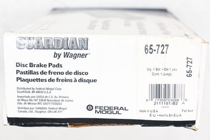 Wagner 65-727, SGD727 Guardian Disc Brake Pad Kit NOS