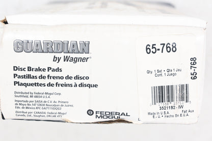 Wagner 65-768, SGD768M Guardian Disc Brake Pad Kit NOS