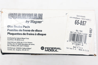 Wagner 65-857 Guardian Disc Brake Pad Kit NOS