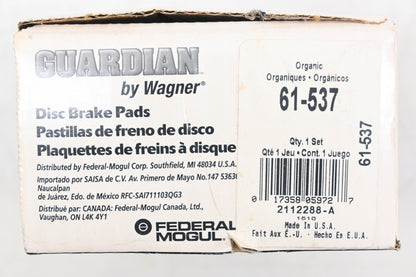 Wagner 61-537, SGD537C Guardian Disc Brake Pad Kit NOS